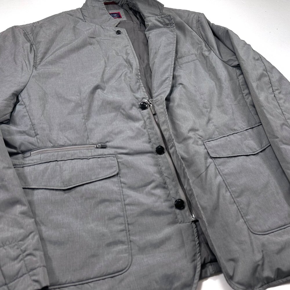 UNTUCKit Jacket Men's XXL Gray Caladoc Lightweight Coat Nylon Blend Casual - Picture 2 of 7